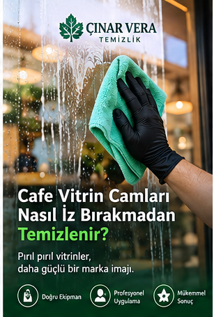 Cafe Vitrin Camları Nasıl Temizlenir?
