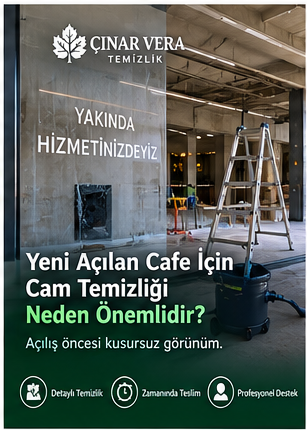 Yeni Açılan Cafe İçin Cam Temizliği Neden Önemlidir?